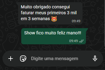 Depoimento positivo sobre o curso 1